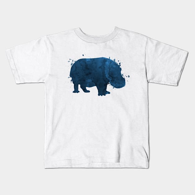 Hippo Kids T-Shirt by TheJollyMarten